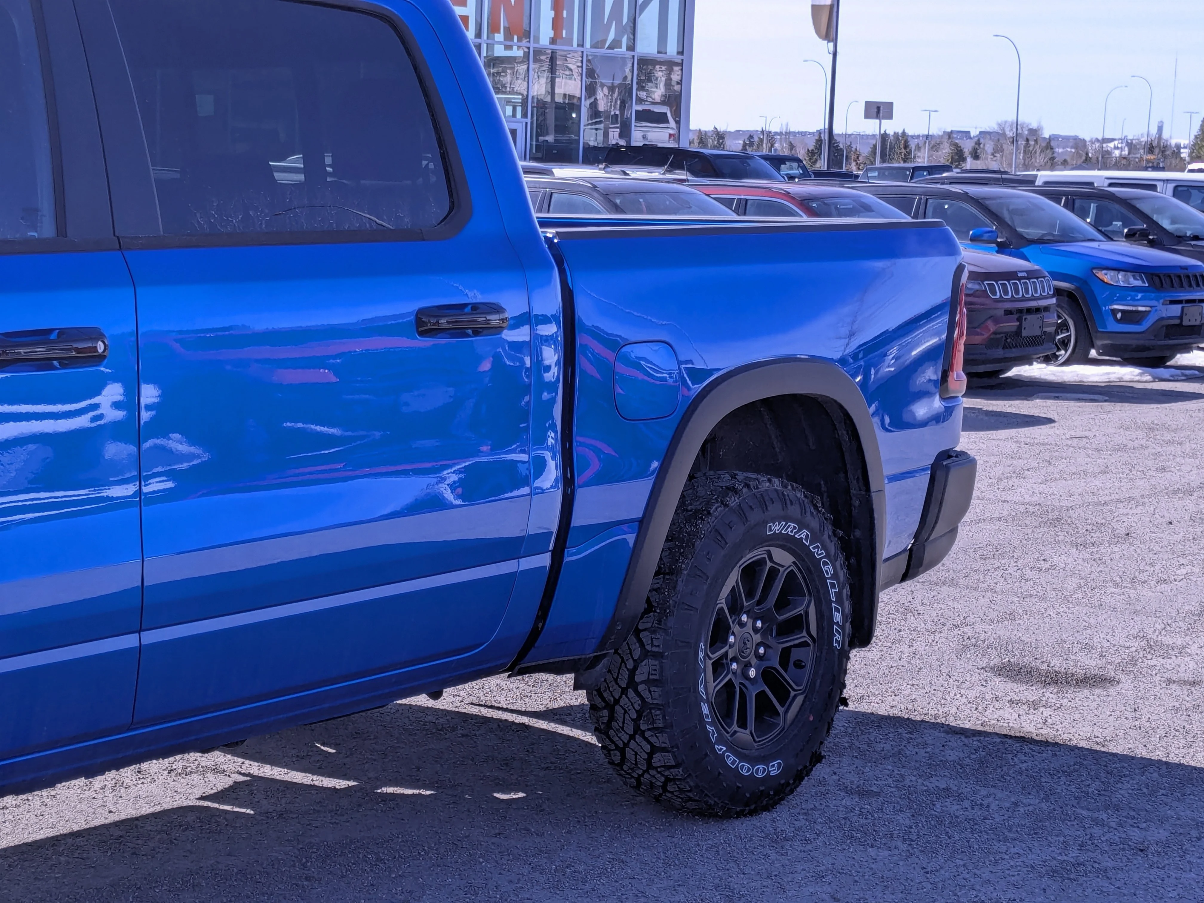New 2026 Blue RAM Rebel - - Rebel Level 2 Equip Grp - Dual?Pane Panoramic Sunroof - Luxury Leather?Faced Seats - 3.0L image 11