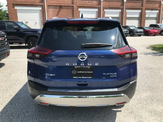 Certified Used 2021 Caspian Blue Metallic Nissan Platinum image 6