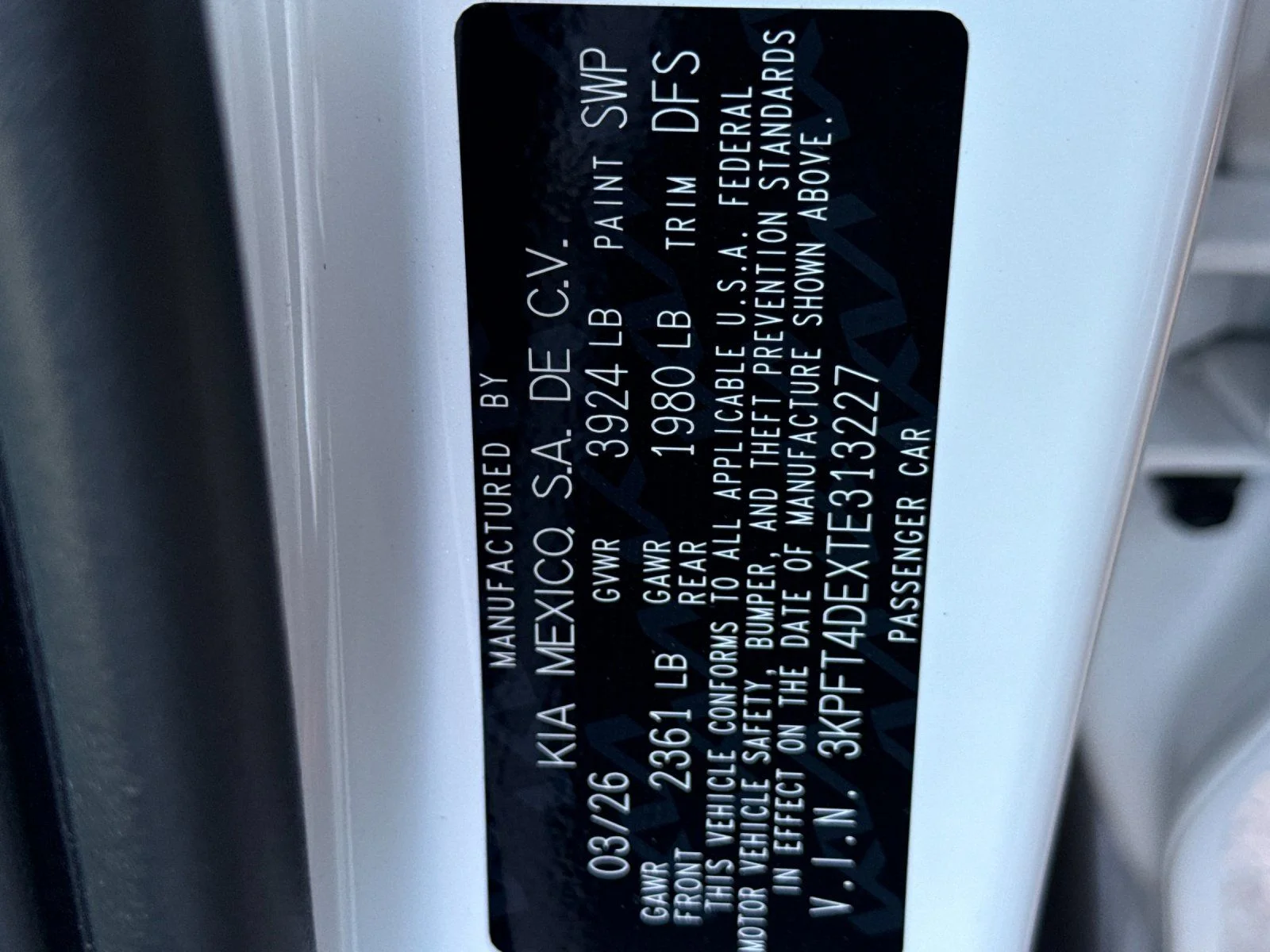 Certified Used 2026 White Kia LXS image 32