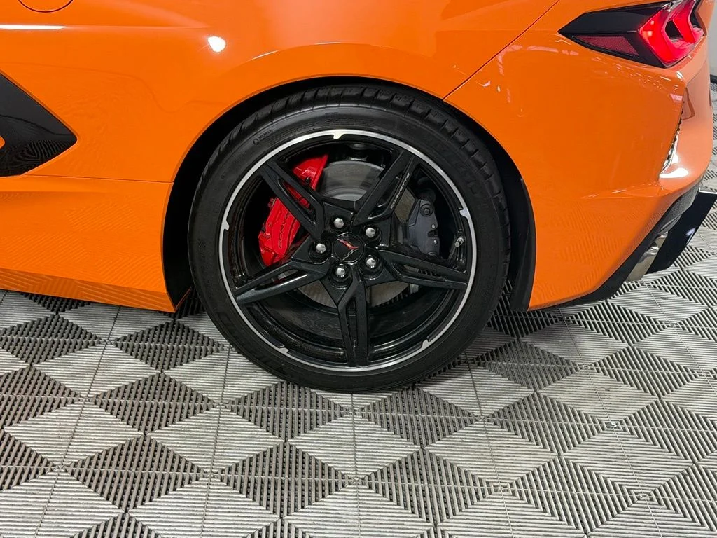 Used 2023 Orange Chevrolet Stingray 1LT image 11