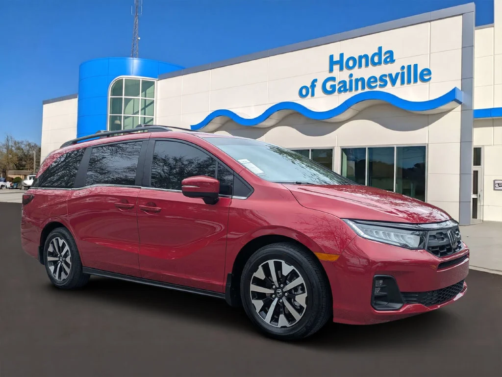 Certified Used 2025 Radiant Red Metallic II Honda EX-L image 1