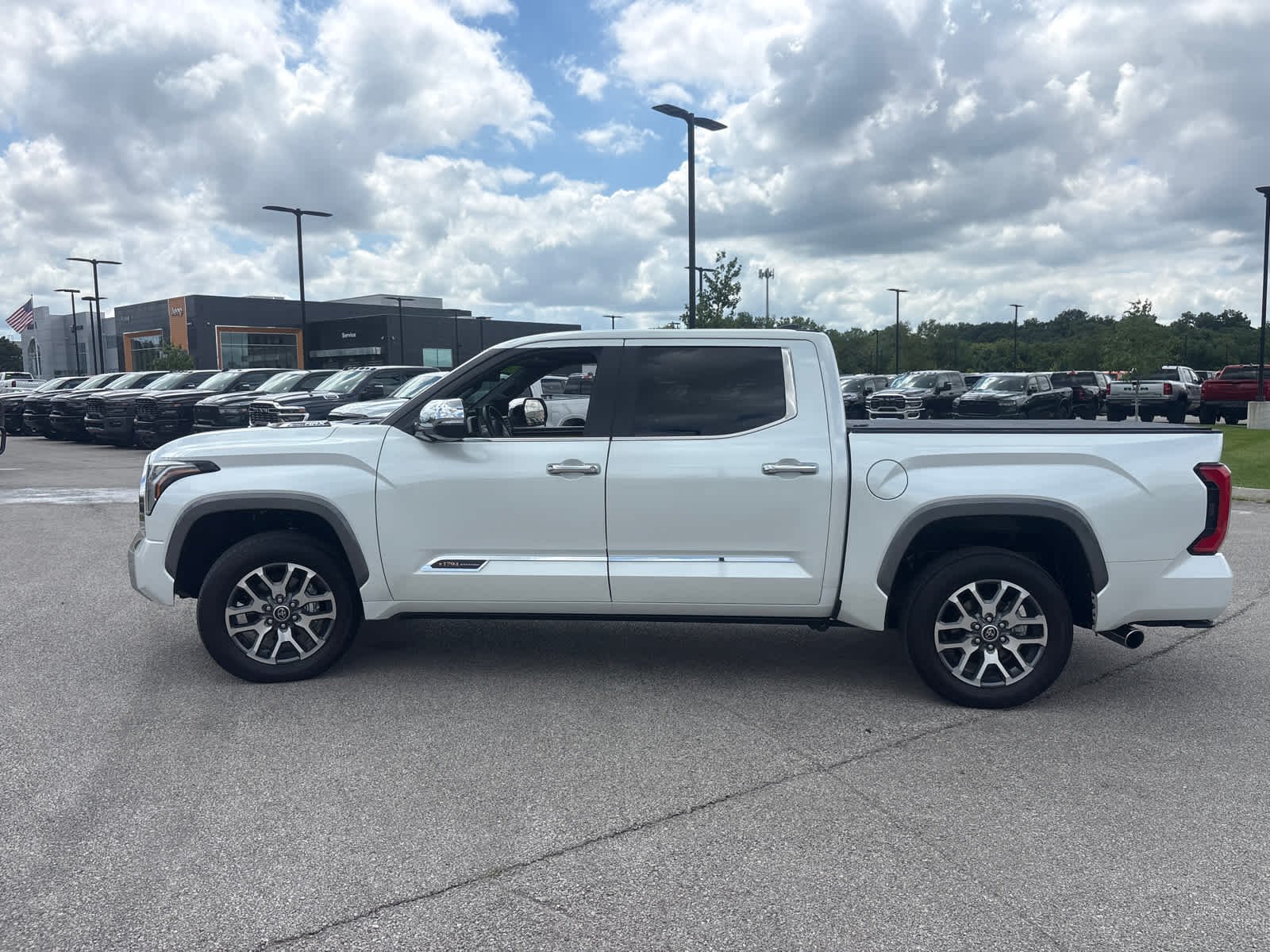Used 2024 Wind Chill Pearl Toyota 1794 Edition Hybrid image 6