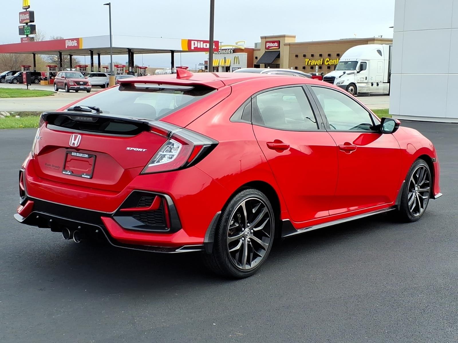 Used 2021 Red Honda Sport image 3