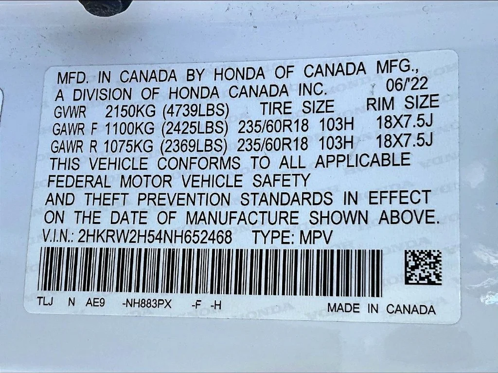 Used 2022 White Honda EX image 19