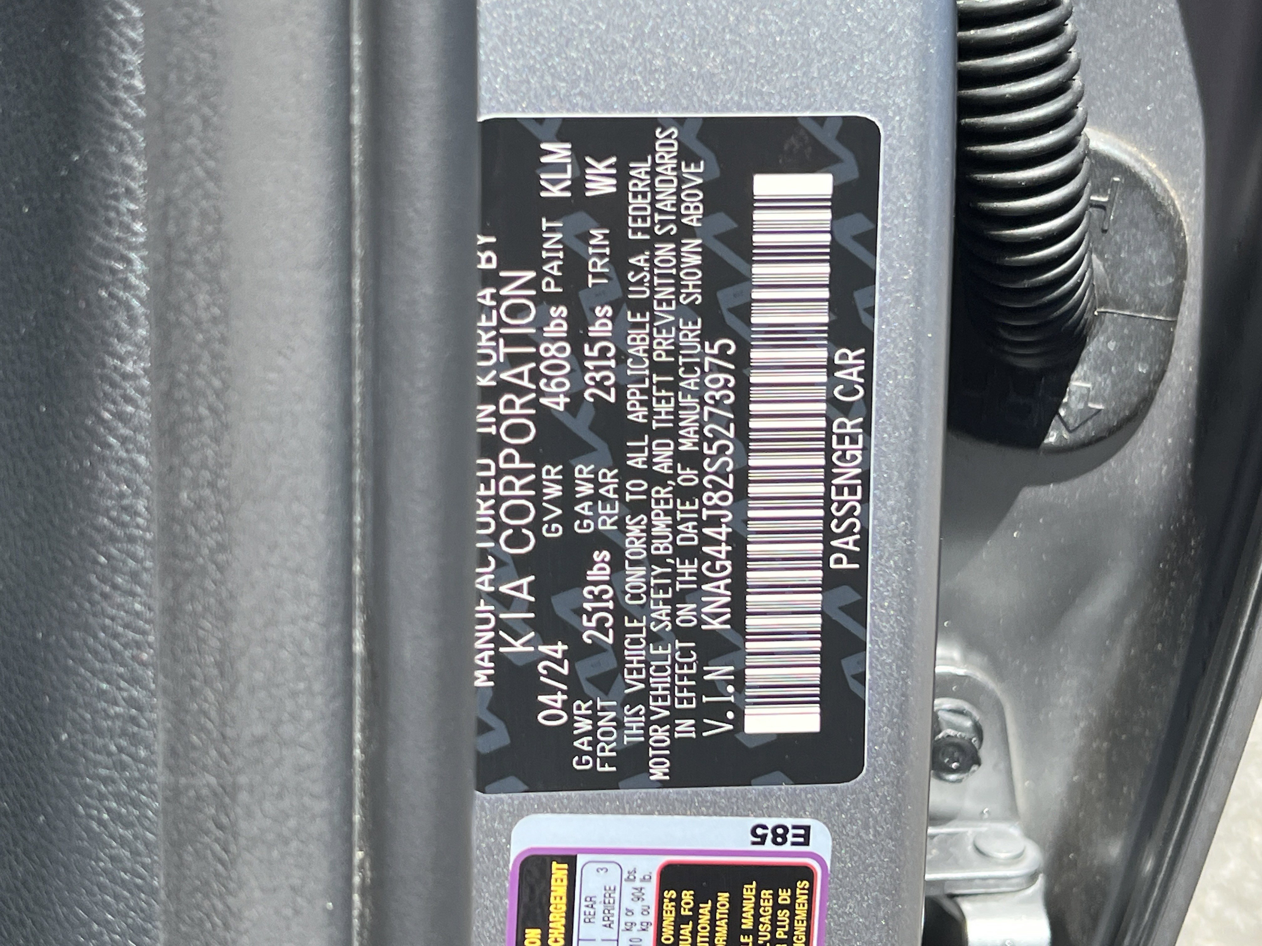 Certified Used 2025 Steel Matte Gray Kia GT image 36