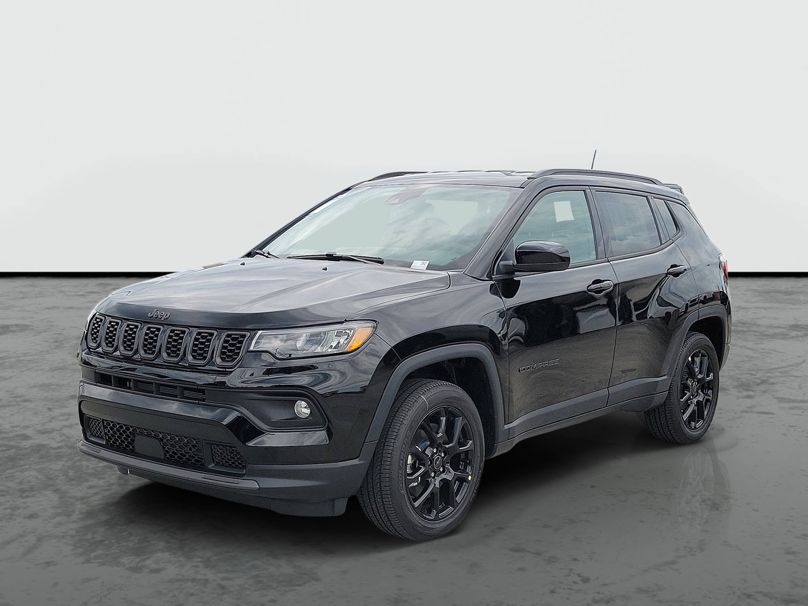 New 2026 Diamond Black Crystal Pearlcoat Jeep Latitude Altitude image 3
