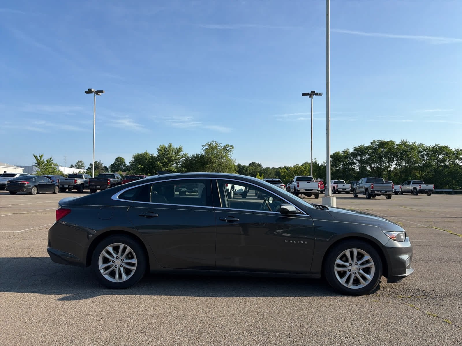 Used 2018 NIGHTFALL GRAY METALLIC Chevrolet LT image 3