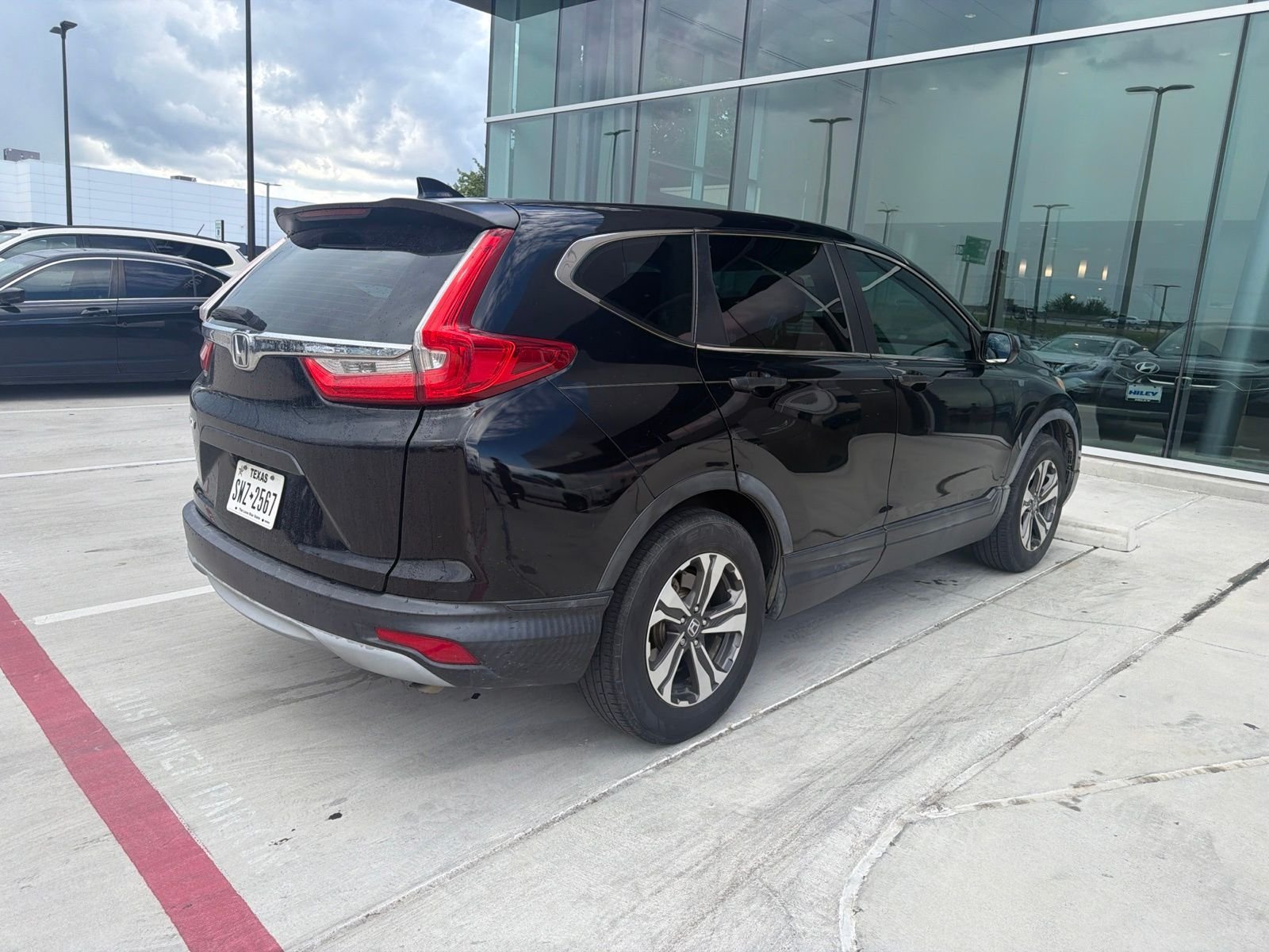 Used 2017 Crystal Black Pearl Honda LX image 4