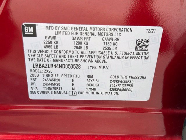 Used 2022 CINNABAR METALLIC Buick Preferred image 30