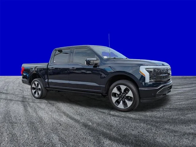 Certified Used 2024 Antimatter Blue Metallic Ford Platinum image 2