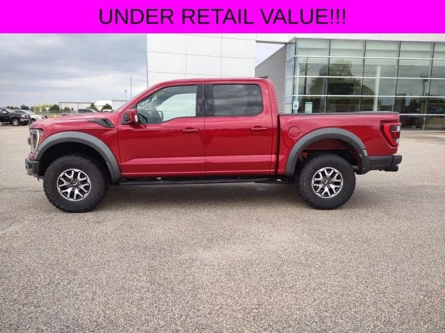 Certified Used 2022 Red Metallic Ford Raptor image 2