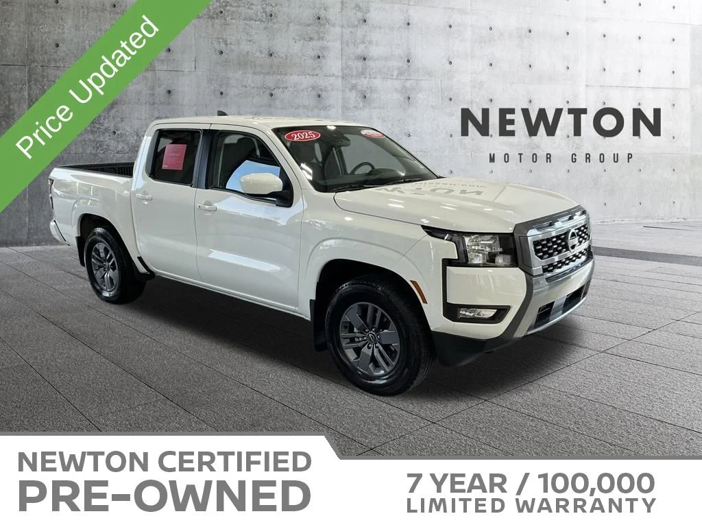 Certified Used 2025 Glacier White Nissan SV image 1