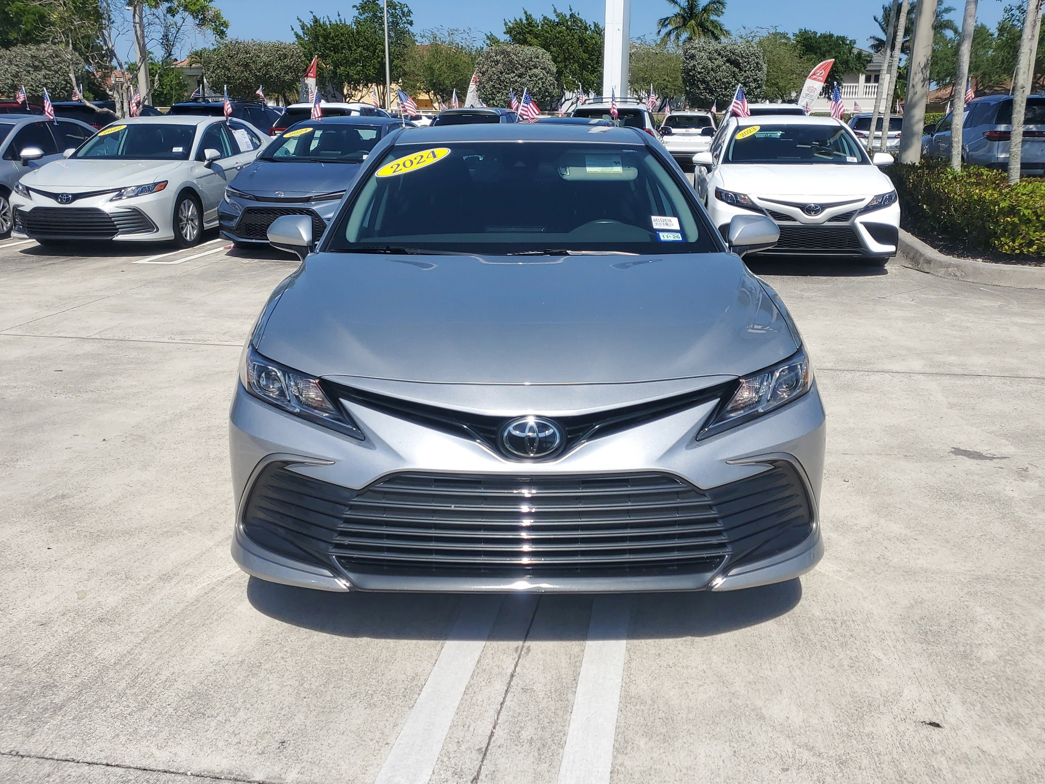 Used 2024 Celestial Silver Metallic Toyota LE image 8