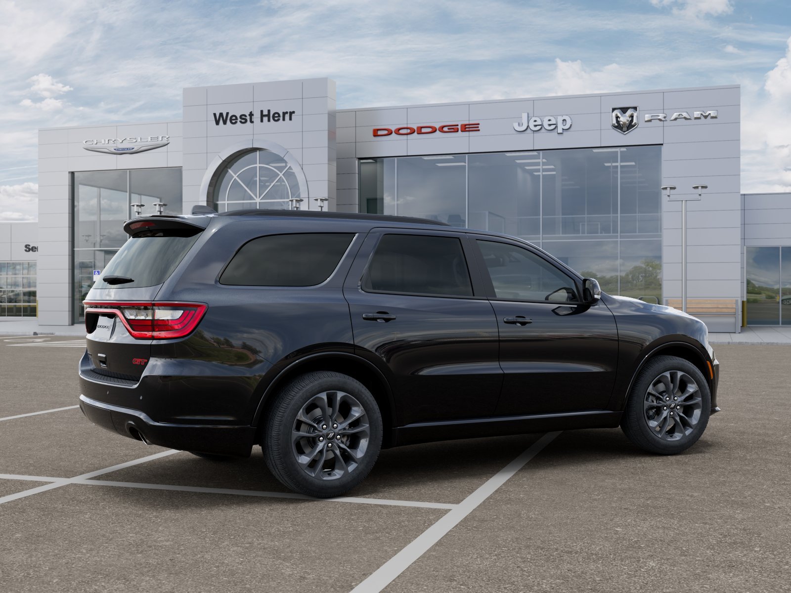 New 2026 Diamond Black Clear-Coat Exterior Paint Dodge DURANGO GT PLUS AWD image 30
