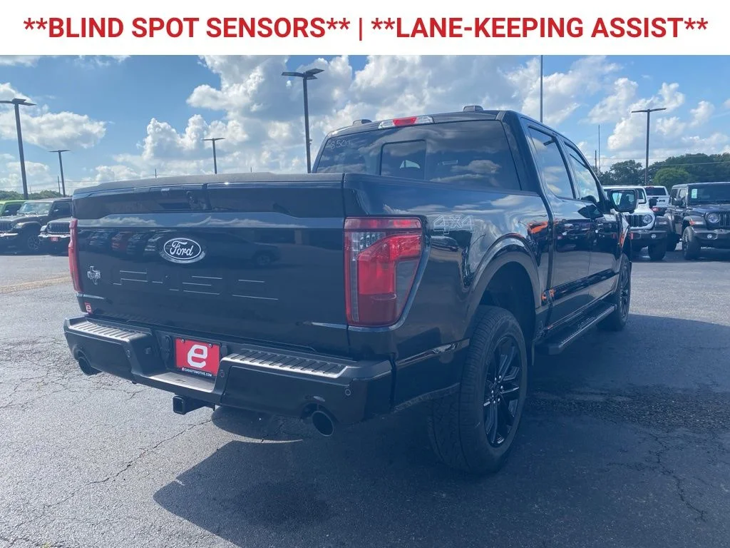 New 2026 Agate Black Metallic Ford XLT image 8