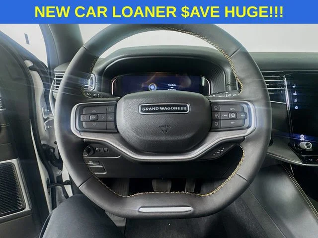 New 2026 Bright White Clear-Coat Exterior Paint Jeep Grand Wagoneer image 11