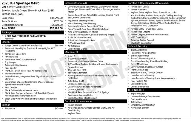 Certified Used 2023 Green Kia X-Pro image 26