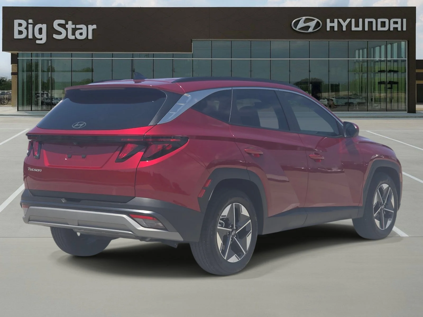 Used 2025 Ultimate Red Hyundai SEL image 4