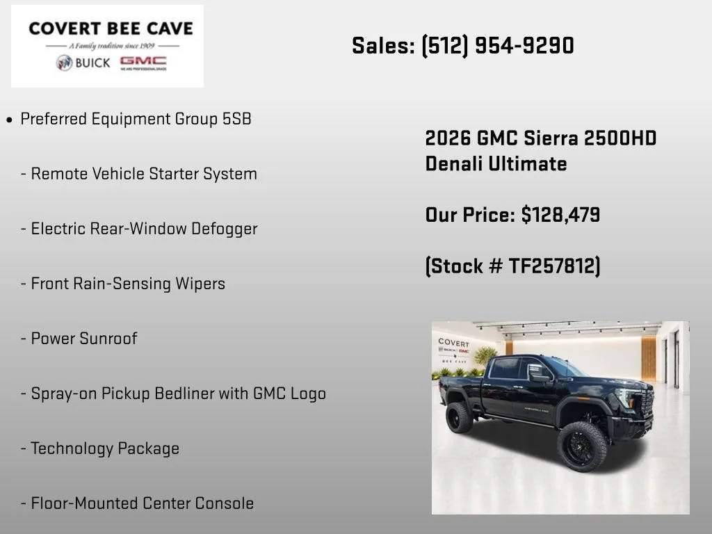 New 2026 Onyx Black GMC Denali Ultimate image 13