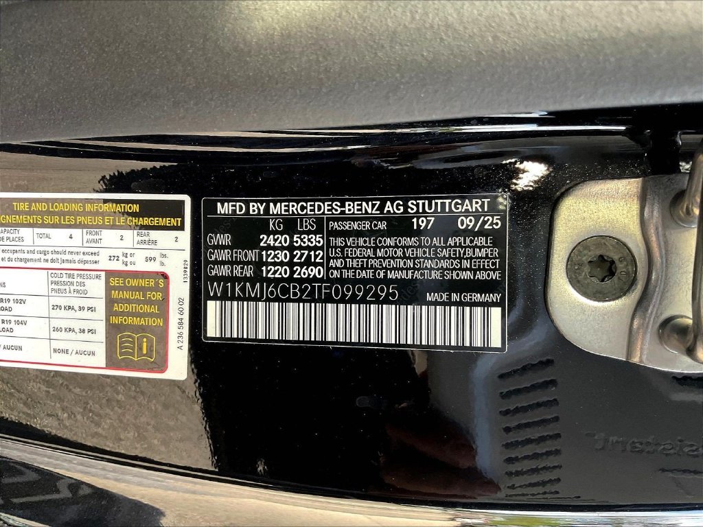 Certified Used 2026 Obsidian Black Metallic Mercedes-Benz CLE 53 AMG® image 6