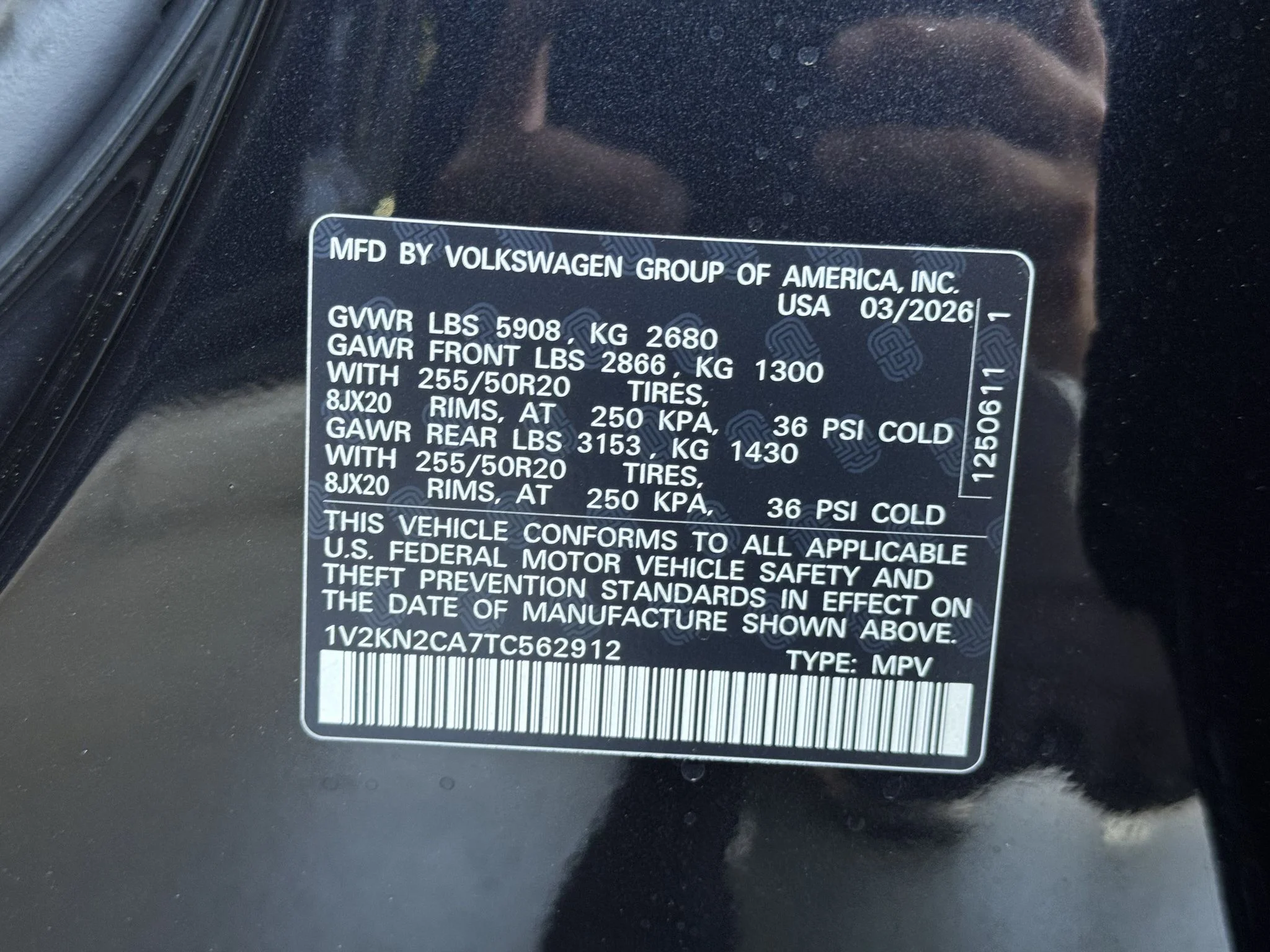 New 2026 Deep Black Pearl Volkswagen 2.0T SE w/Technology image 39