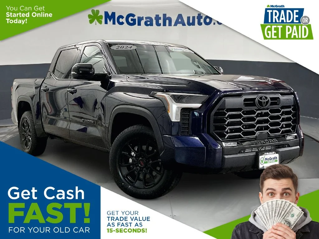 Used 2024 Blue Toyota Limited image 1