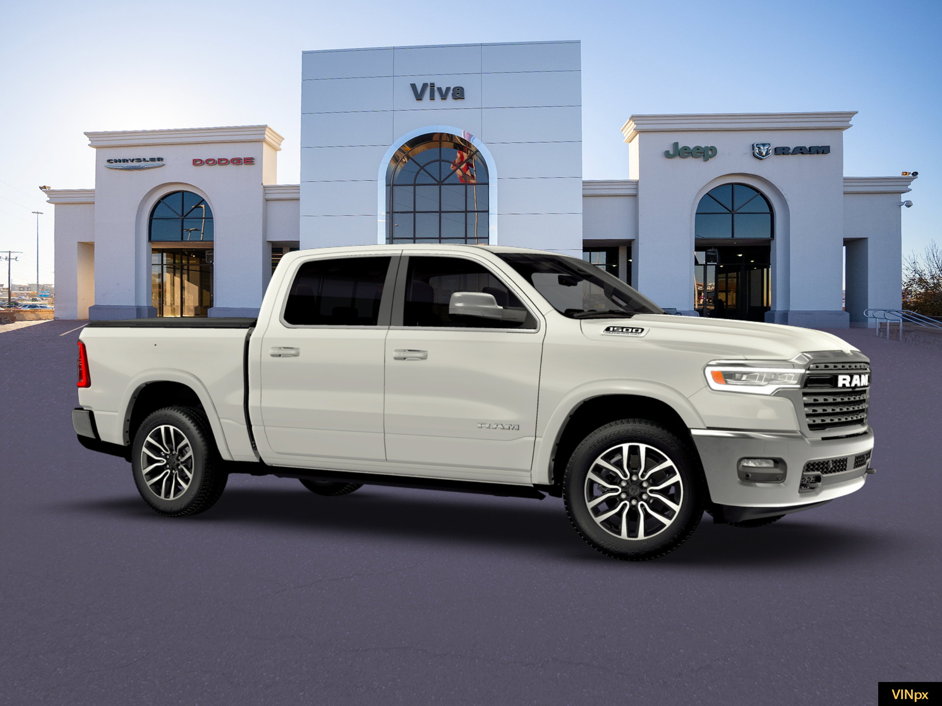 New 2026 Ivory White Tri-Coat Pearlcoat RAM Limited image 10
