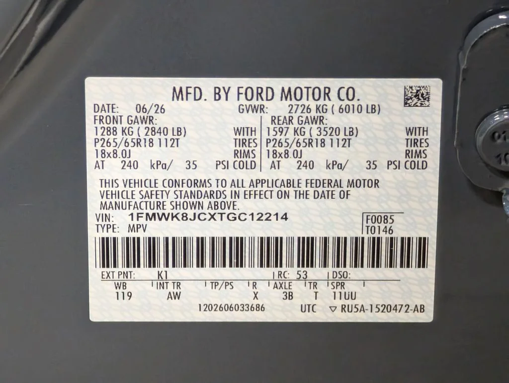 New 2026 Vapor Blue Metallic Ford Tremor® image 25