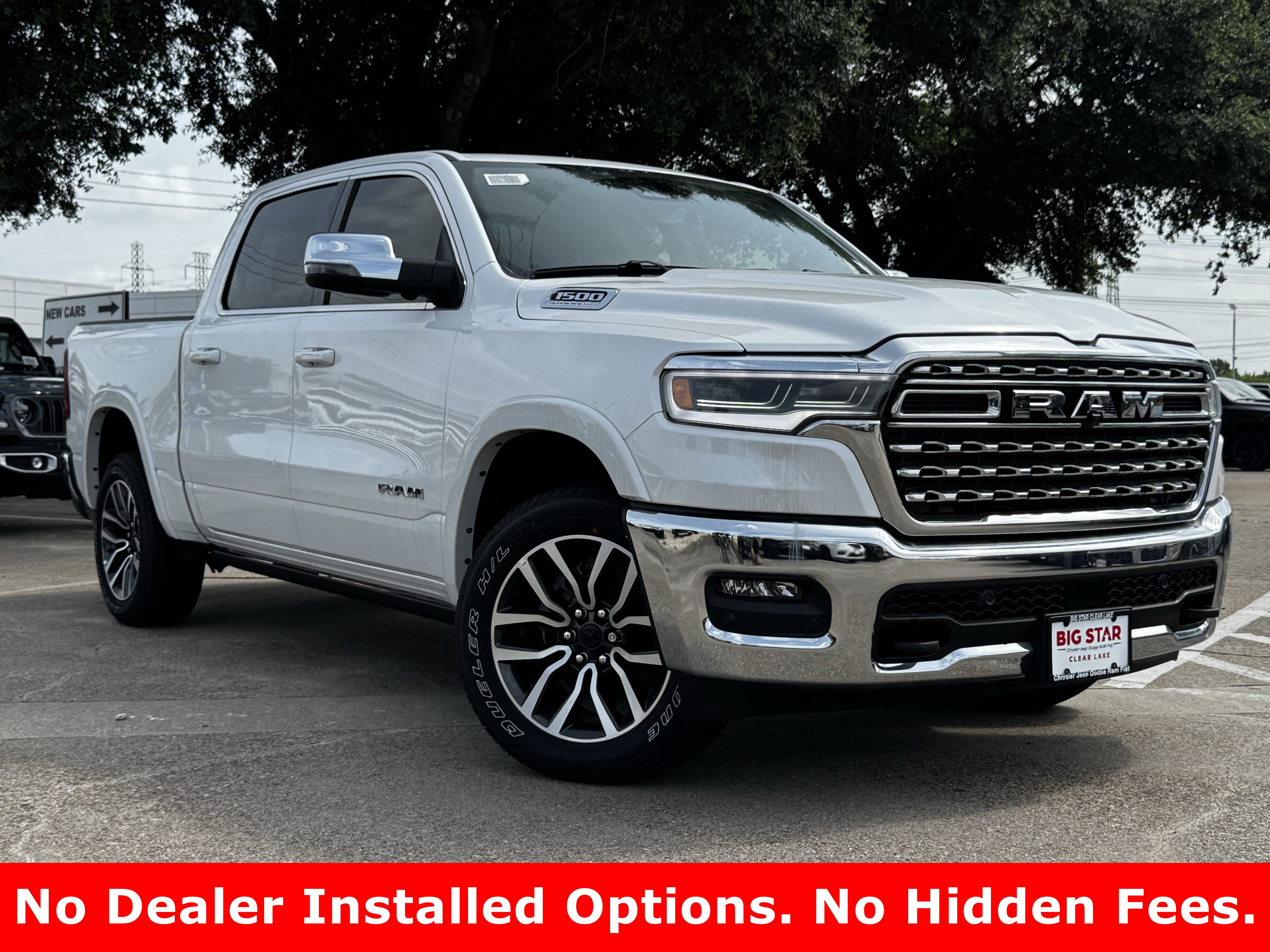 New 2026 Ivory White Tri-Coat Pearl-Coat Exterior Paint RAM Longhorn image 2