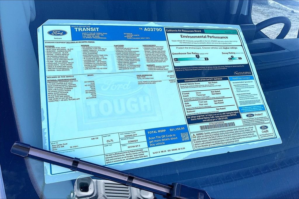 New 2026 Ford Transit-150 Base 3D Cargo Van