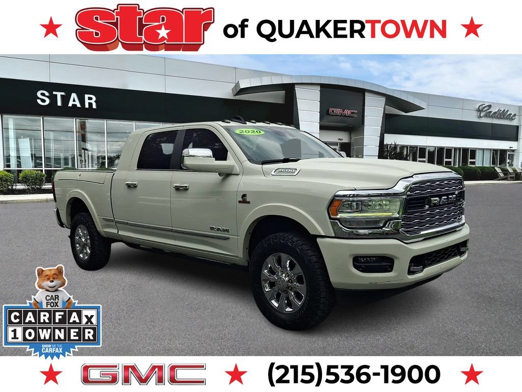 White 2020 RAM 2500 Pickup Truck Four-Wheel Drive 
