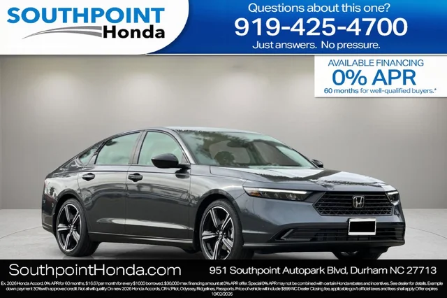2026 Honda Accord SE