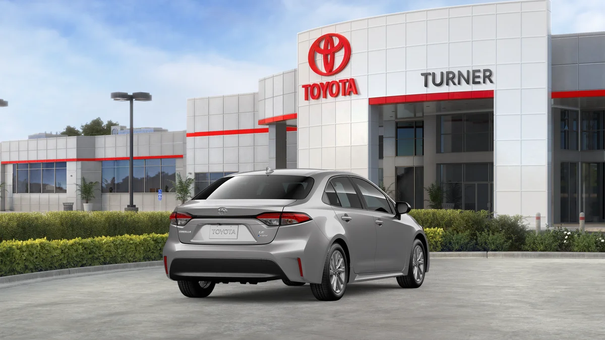 New 2026 Classic Silver Metallic Toyota Hybrid LE image 41