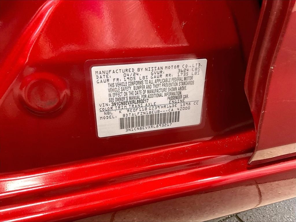 Used 2024 Red Nissan 1.6 SV image 35