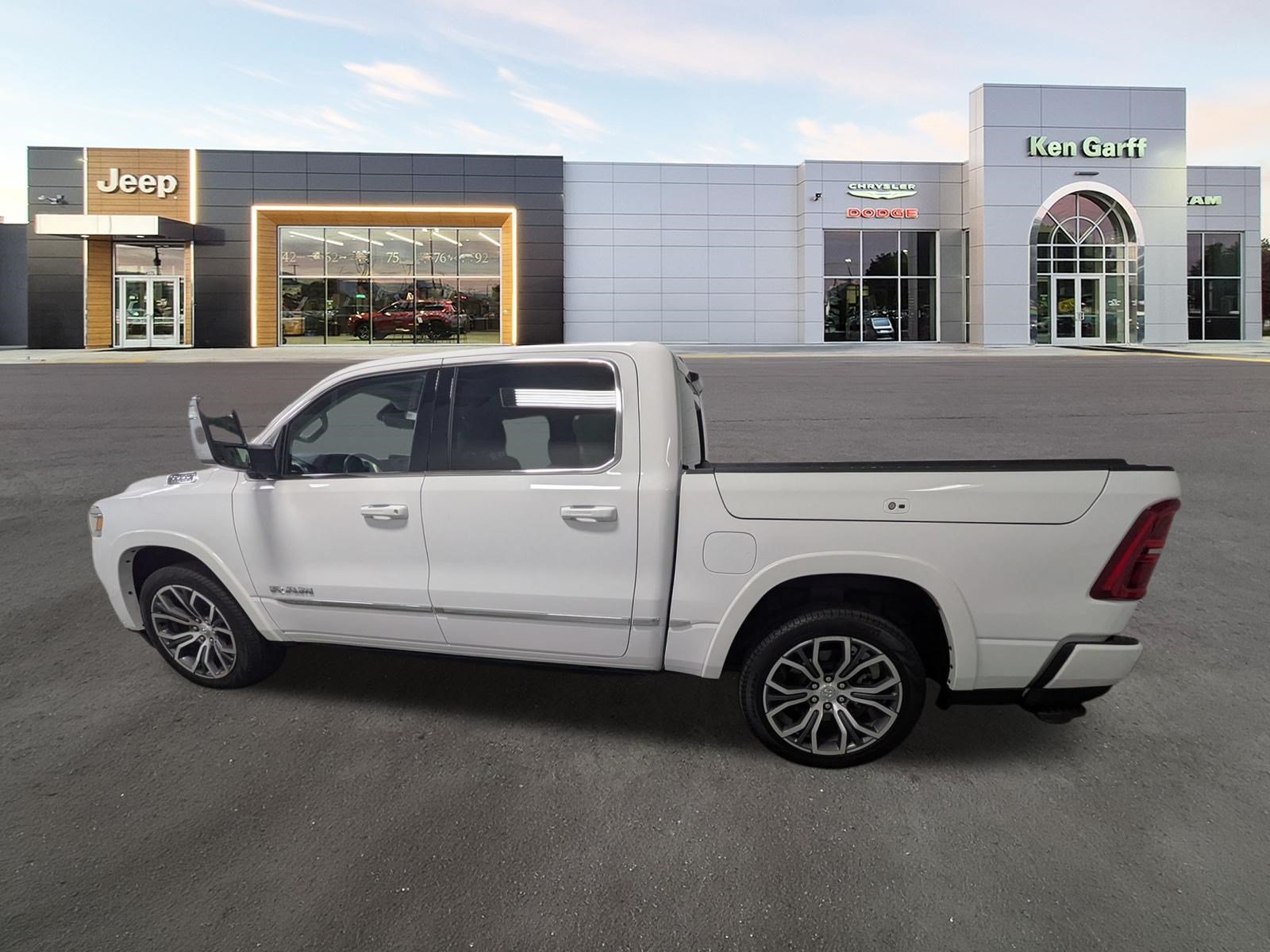 Used 2025 Bright White Clearcoat Ram Tungsten image 8