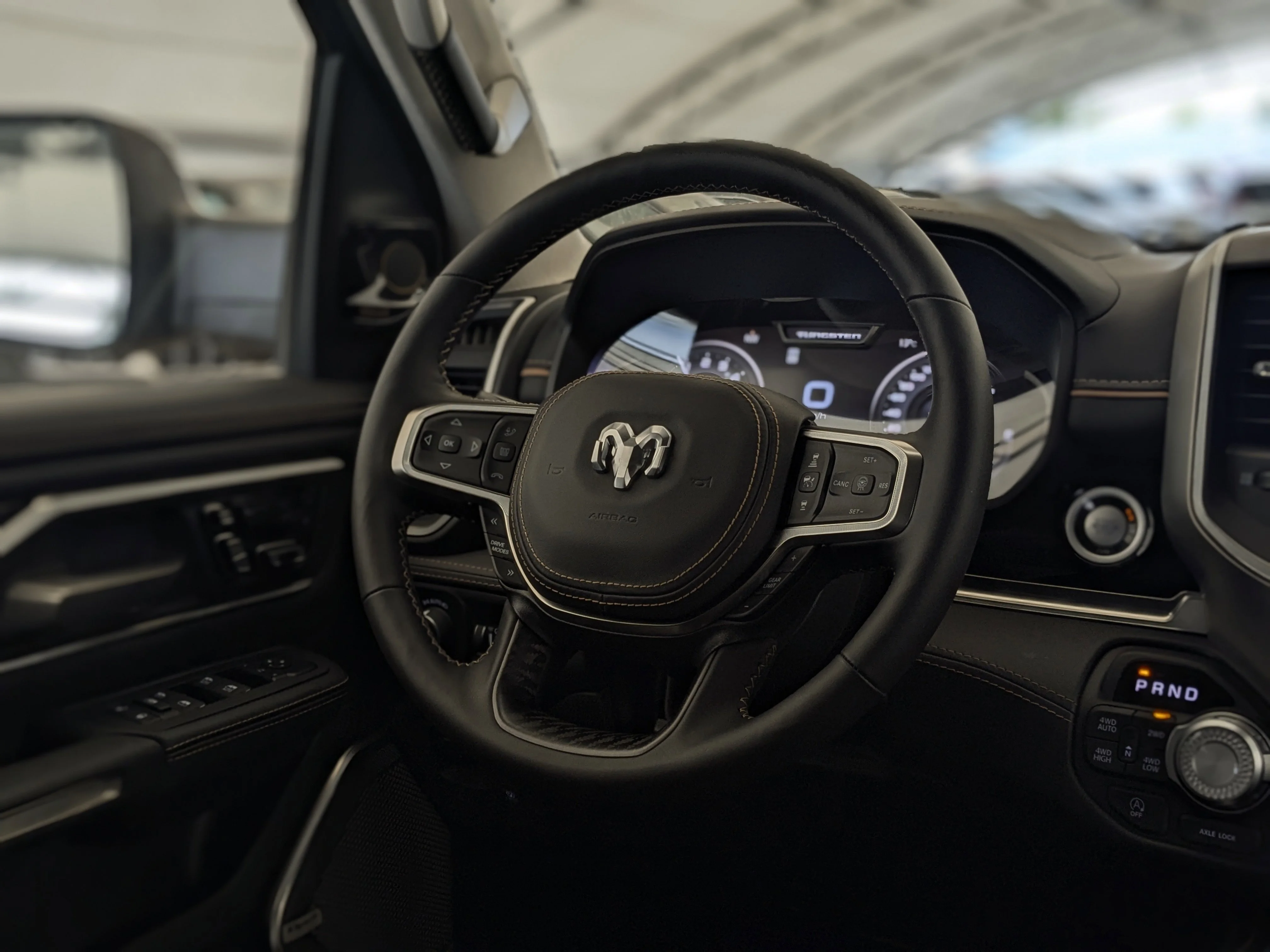 New 2026 Black RAM Tungsten - - 3.0L Hurricane HO T-Turbo - Prem Lthr Bucket Seats - E-Locker Axle & More! image 16