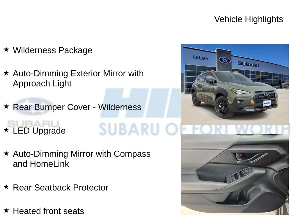 New 2026 ALPINE GREEN Subaru Wilderness image 5