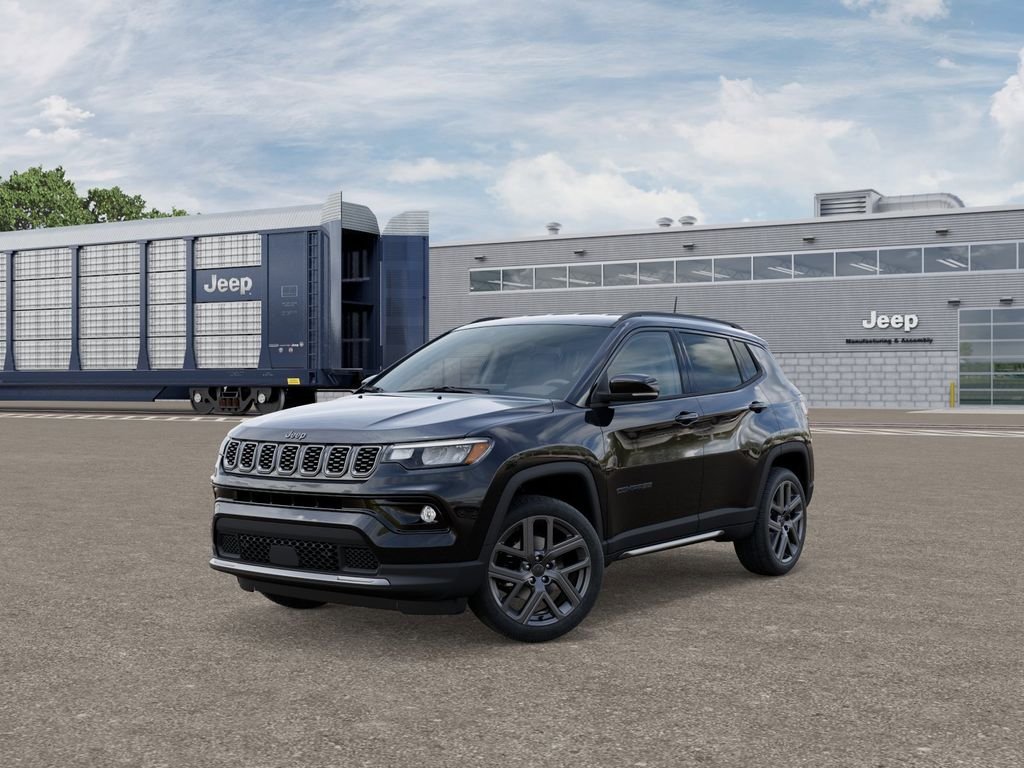 New 2026 Diamond Black Crystal Pearl-Coat Exterior Paint Jeep Limited image 1