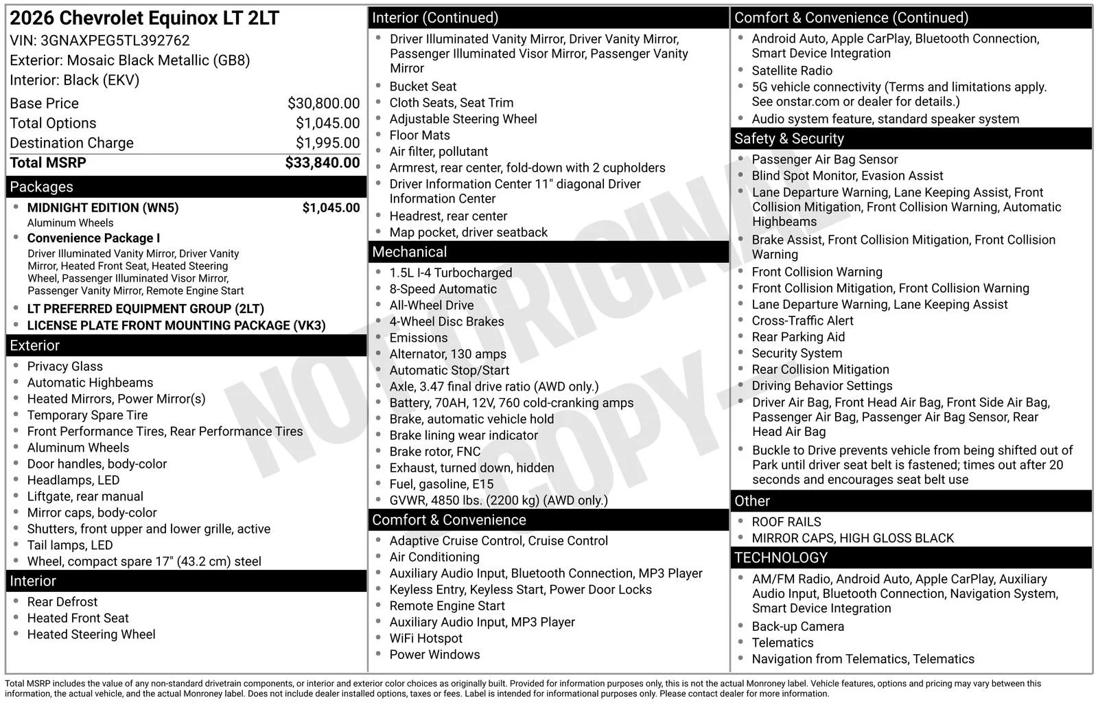2026 Chevrolet Equinox LT - Photo 24