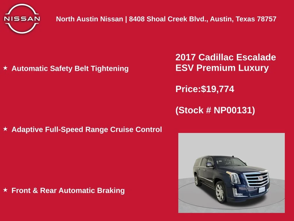 Used 2017 Blue Cadillac Premium image 22