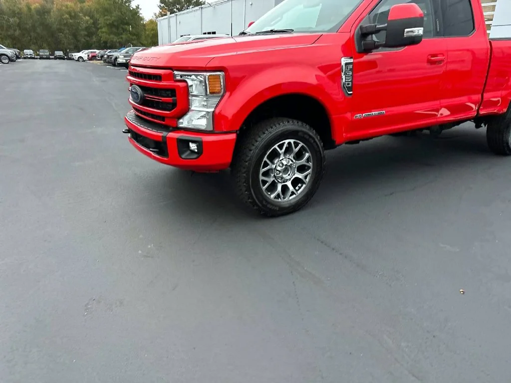 Used 2022 Race Red Ford Lariat image 7