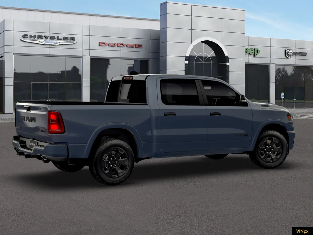New 2026 Forged Blue Metallic Exterior Paint RAM Big Horn Night Edition image 7