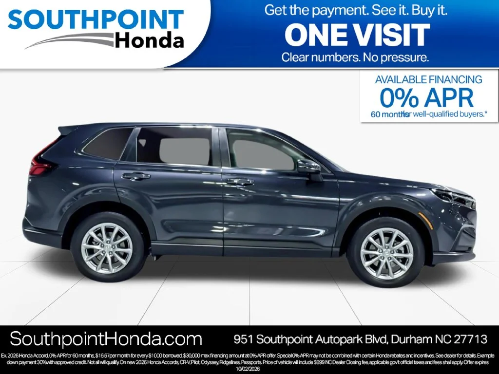 New 2027 Meteorite Gray Metallic Honda EX image 2