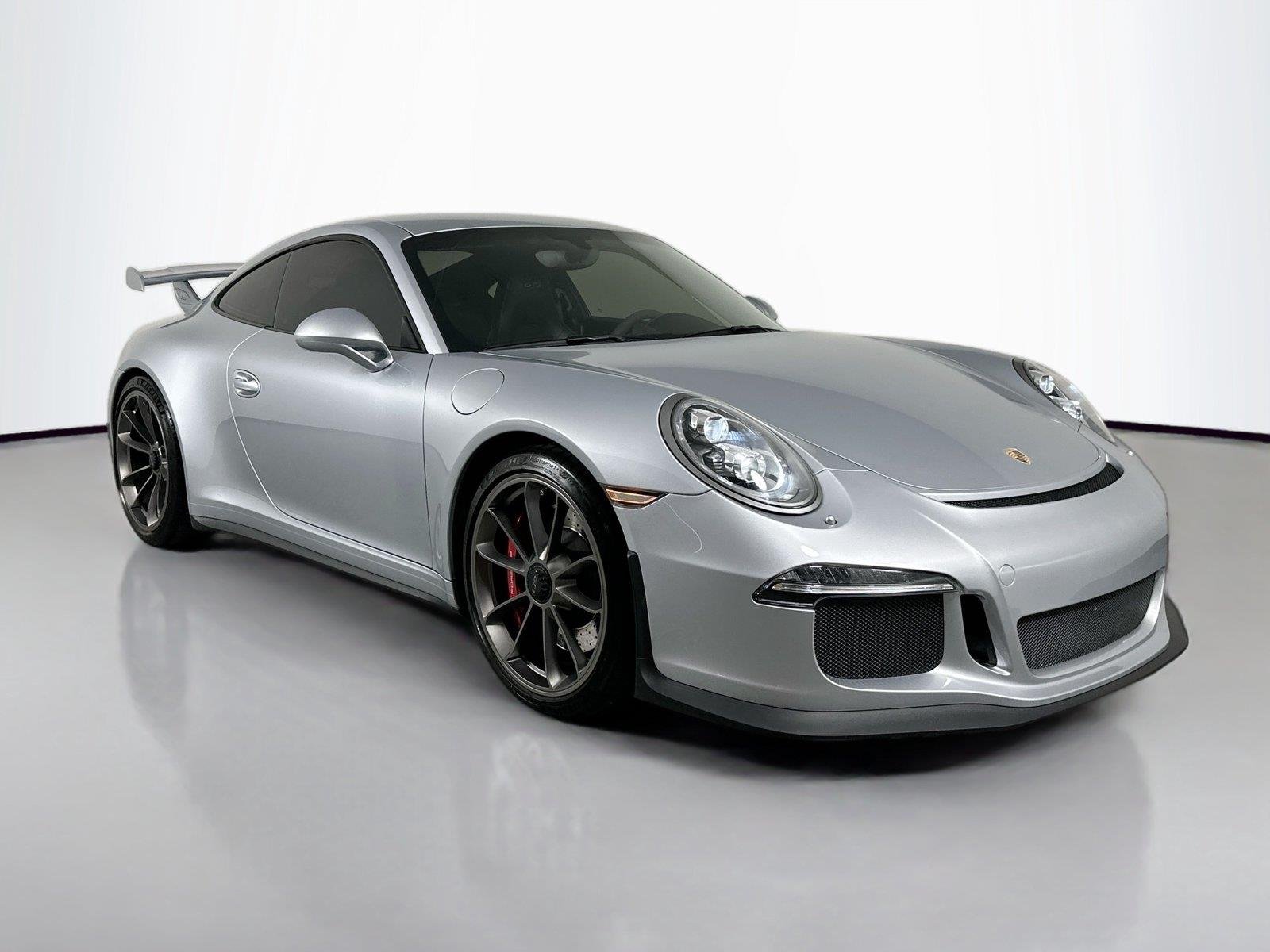 Certified Used 2015 Rhodium Silver Metallic Porsche GT3 image 9