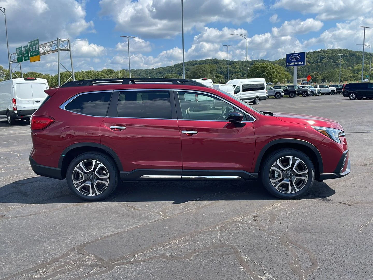 New 2026 Crimson Red Pearl Subaru Touring image 6