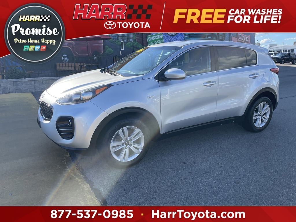 Used 2017 Silver Kia LX image 1