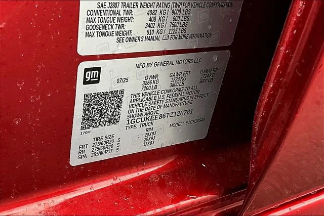 New 2026 Radiant Red Tintcoat Chevrolet RST image 8