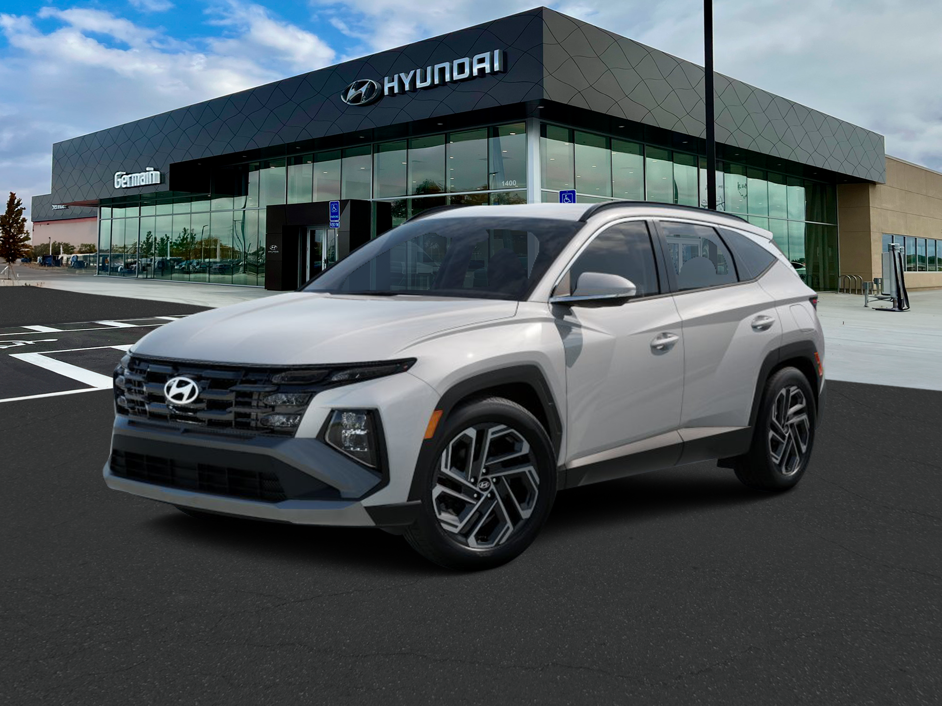 New 2026 White Pearl Hyundai SEL Plus AWD image 2