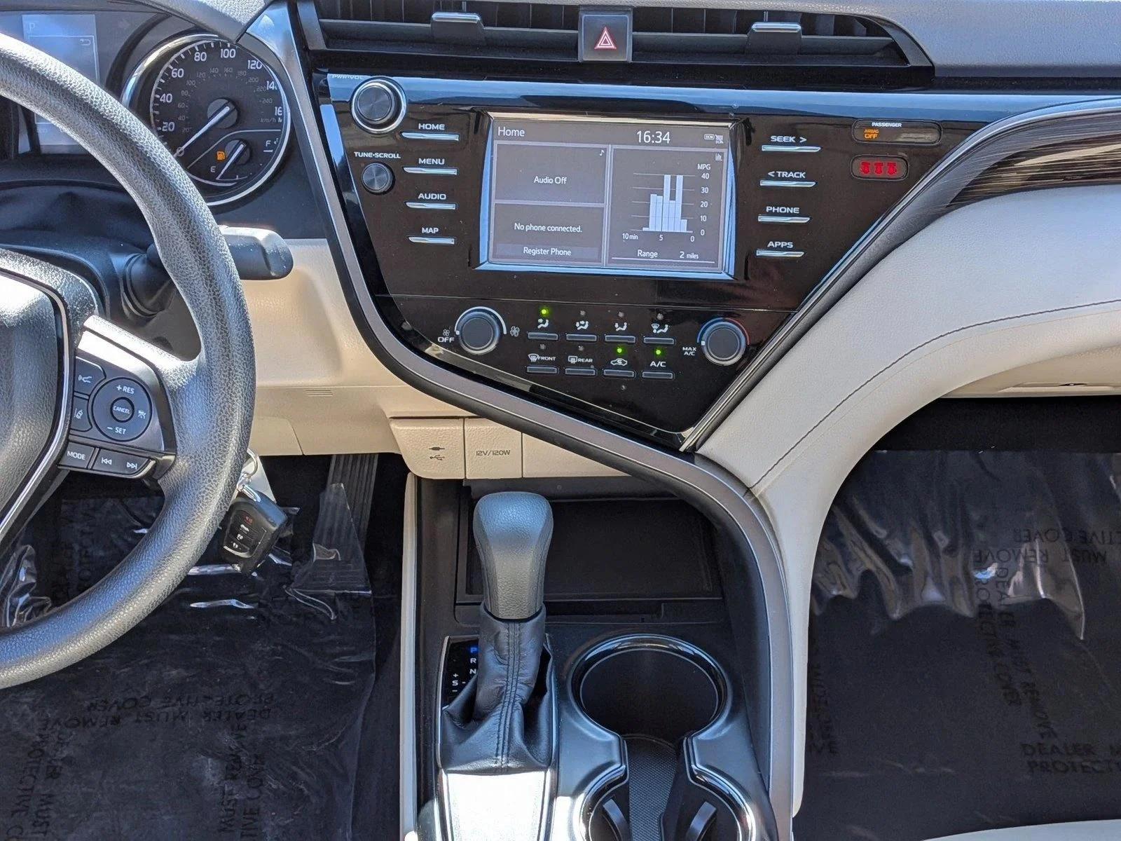 Used 2019 Galactic Aqua Mica Toyota LE image 12
