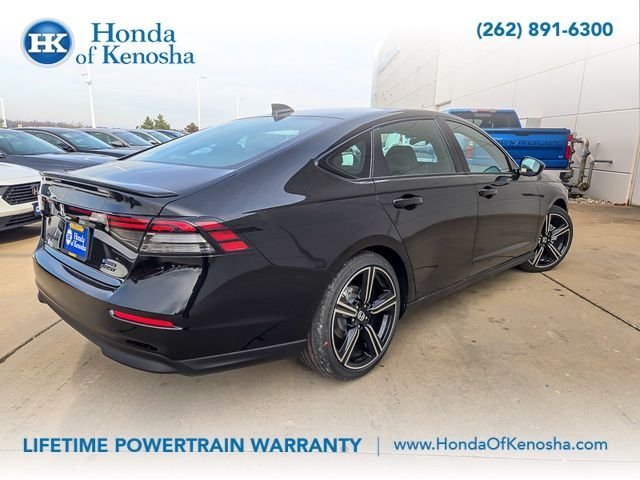 New 2026 Crystal Black Pearl Honda Sport Hybrid image 5